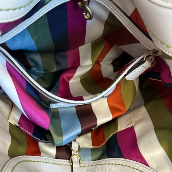 y2K COACH Legacy Ergo Belted Brass Shoulder Bag Hobo - Picture 9 of 9